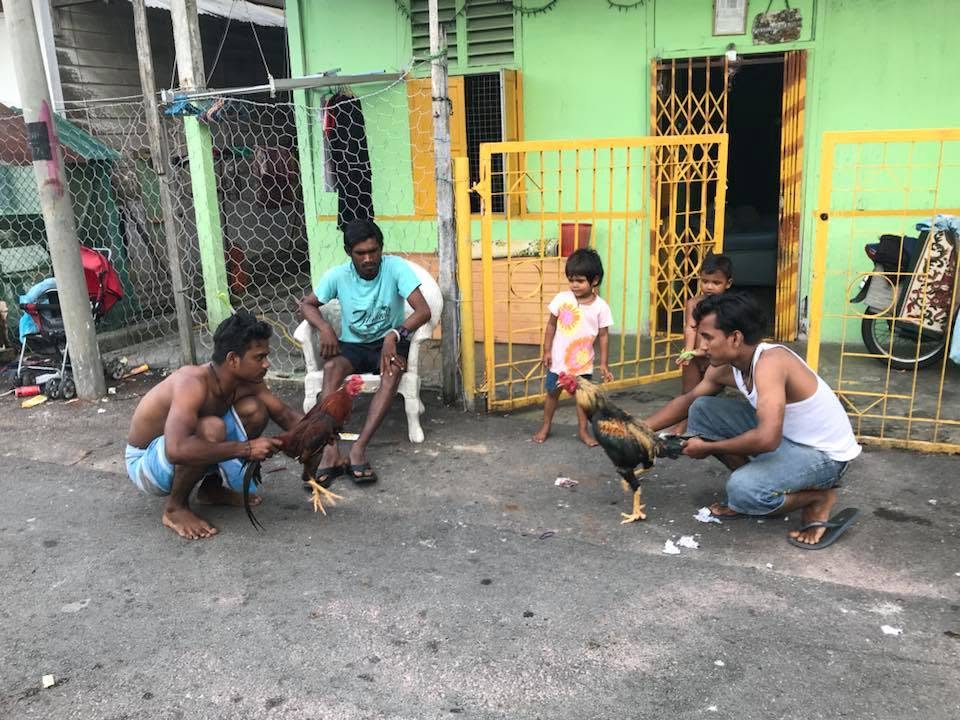Impact Trails Asia team engaging with residents in Kulai Besar Village, Johor